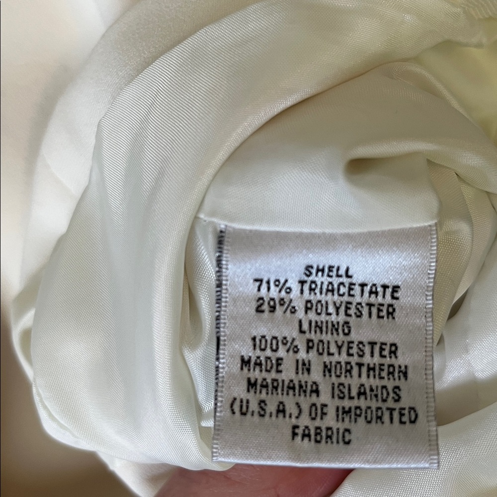 Talbots Ivory Single-Button Tailored Blazer - Picture 5 of 5
